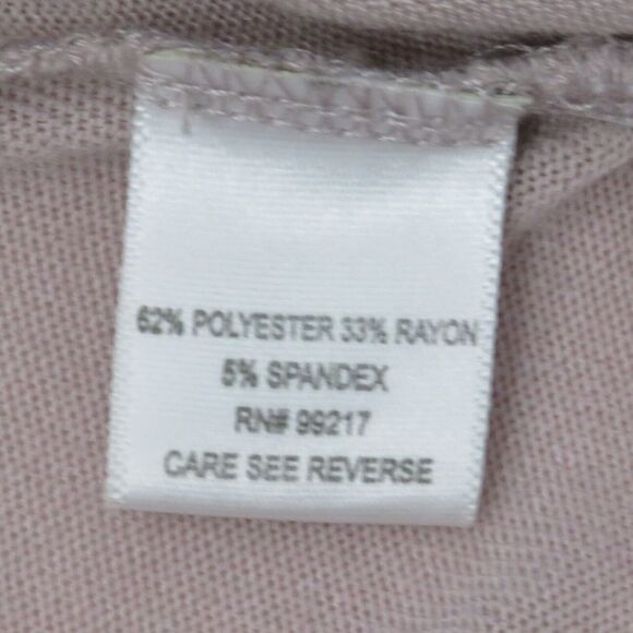 Mauve Pullover Knit Sweater with Cowl Neck and Sparkles Sz 8, Women Party Wear - Picture 8 of 9